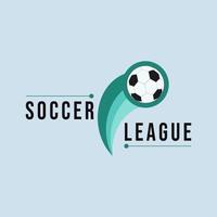 voetbalcompetitie logo vectorillustratie vector