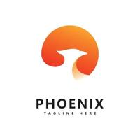 phoenix logo vector sjabloonontwerp