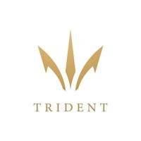 trident logo sjabloon vector pictogram