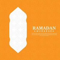 ramadan mubarak achtergrond arabisch patroon grafisch ontwerp. vector