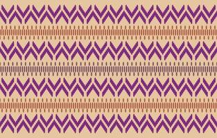 etnische Azteekse abstracte ikat kunst. paars het naadloze motief driehoek chevron patroon in tribale, navajo folk borduurwerk, en mexicaanse stijl. geometrische kunst ornament print.design voor tapijt, textiel. vector