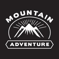 Adventure-logo en badge, goed voor afdrukken vector