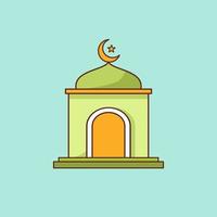 moskee afbeelding ontwerp vector