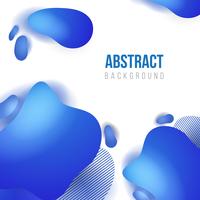 Abstract vloeibaar blauw bannermalplaatje als achtergrond. vector illustratie