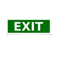 sticker exit vector