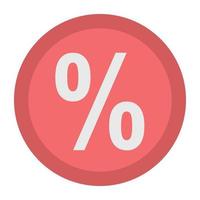 trendy percentageconcepten vector