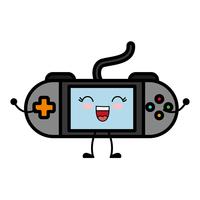 draagbaar videogamepictogram vector