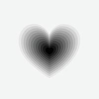 hart pictogram vector. perfecte liefde symbool. Valentijnsdag teken, embleem geïsoleerd op een witte achtergrond, vlakke stijl voor grafisch en webdesign, vector