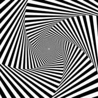 psychedelische hypnotische spiraal vector