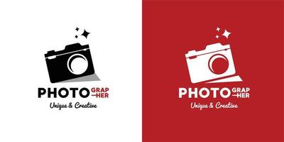 illustratie vectorafbeelding van spiegelloze dslr camera goed voor fotostudio, fotograaf vintage logo vector