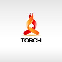 Fire Torch-logo vector