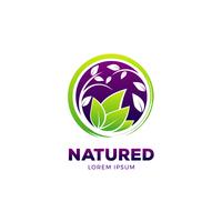 Natuur gezond leven Logo vector