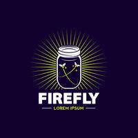 Firefly Jar-logo vector