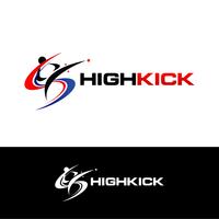 High Kick-logo vector