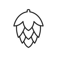 hopfruit icoon van bier en brouwerij icon pack