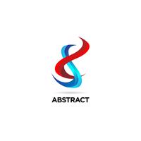 Abstract Helix DNA-logo vector