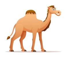 kameel cartoon afbeelding geïsoleerd op een witte achtergrond