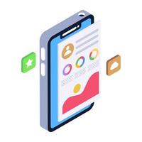 een pictogramontwerp van mobiele apps vector