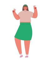 mooie vrouw illustratie vector