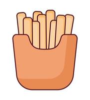 frites ontwerp vector