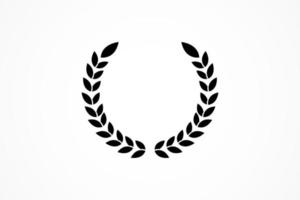 monogram krans pictogram logo sjabloon vector