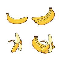 zoete banaan illustratie vector