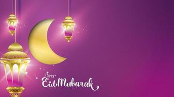 eid mubarak wenskaart illustratie, ramadan kareem cartoon vector wensen voor islamitisch festival voor spandoek, poster, achtergrond, flyer, illustratie, brochure en verkoop achtergrond