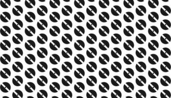 naadloos patroon. zwart-wit gestippeld cirkelmotief. eenvoudig patroonontwerp. kan worden gebruikt voor posters, brochures, ansichtkaarten en andere afdrukbehoeften. vector illustratie