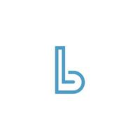 letter b logo pictogram ontwerpconcept vector