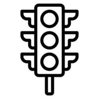 eenvoudig verkeerslichtpictogram, bewerkbaar, 48 pixel vector