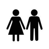 man en vrouw pictogram vector