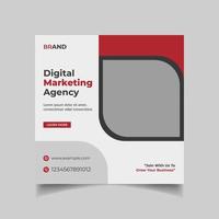 sociale media digitale marketing post en poster ontwerpsjabloon vector