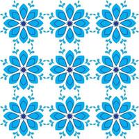 retro design met bloemen vector