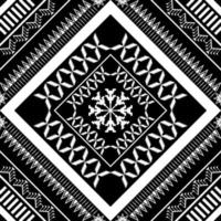 geometrische etnische oosterse traditionele pattern.figure tribal borduurwerk style.design voor behang, kleding, verpakking, stof, vectorillustratie vector