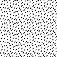 handgetekende zwart-wit penseelstreek naadloze patroon. Memphis stijl patroon. abstracte achtergrond. vector