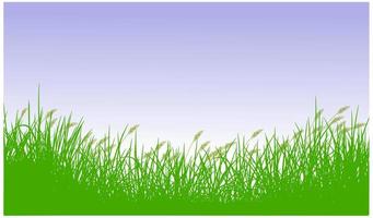 riet silhouet, riet gras achtergrond vector gratis