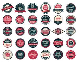 Retro vintage badges en labels-collectie vector