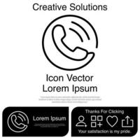 telefoon pictogram vector eps 10