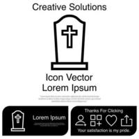 grafsteen pictogram vector eps 10