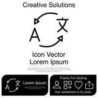 vertaal pictogram vector eps 10