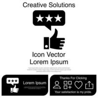 ster rating pictogram vector eps 10