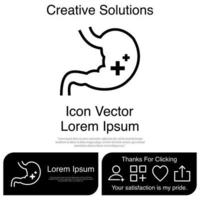 maag pictogram vector eps 10