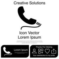 telefoon pictogram vector eps 10