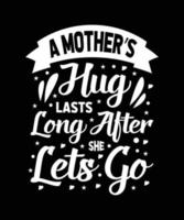 gelukkige moeder belettering citaat voor t-shirt design vector