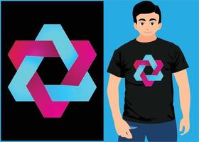 logo t-shirt ontwerp. vector