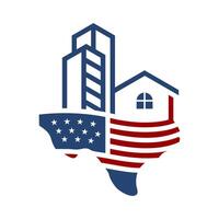 amerikaanse texas realty.eps vector