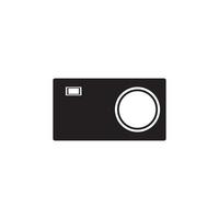 camera pictogram vector logo. fotografie pictogrammen instellen. beveiligingscamera icoon. foto- en videopictogram