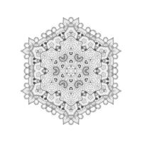 mooie mandala-vector voor ontwerp vector