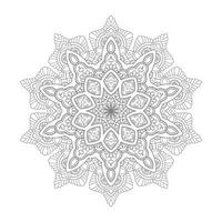 prachtige lijntekeningen mandala vector