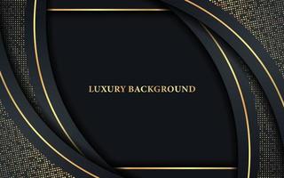 abstracte luxe achtergrond met gouden element vector